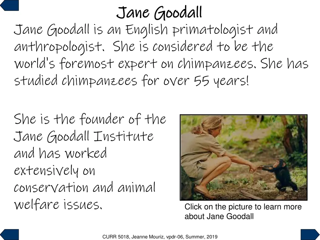 jane jane goodall goodall