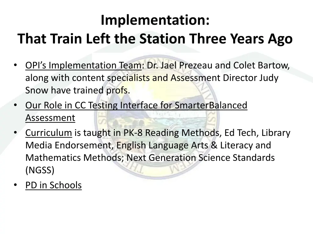 implementation