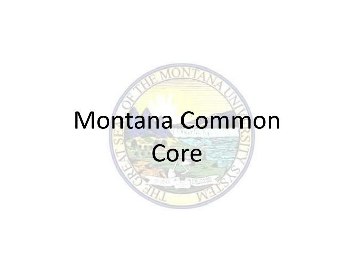 montana common core