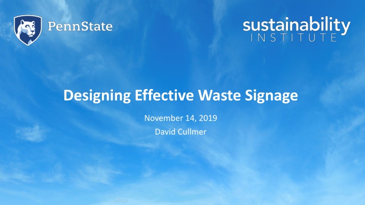 designing effective waste signage