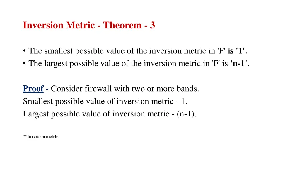 inversion metric theorem 3
