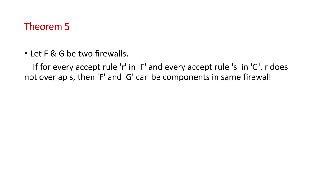 theorem 5 theorem 5