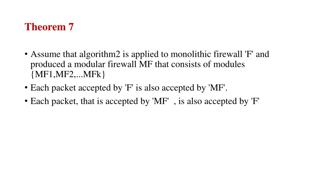 theorem 7