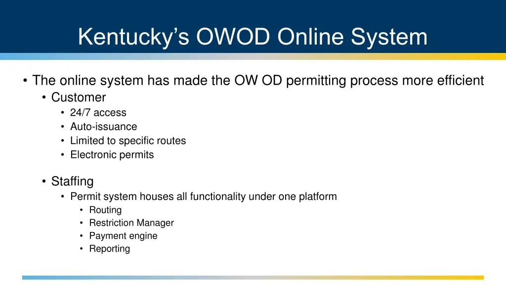 kentucky s owod online system