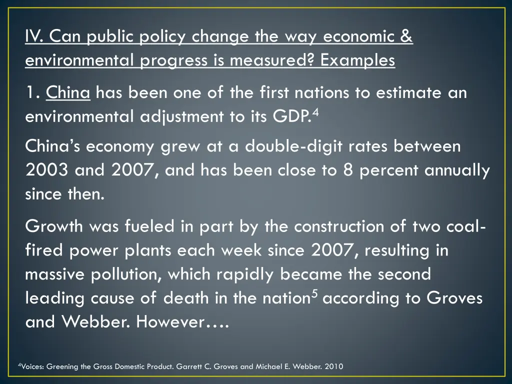 iv can public policy change the way economic