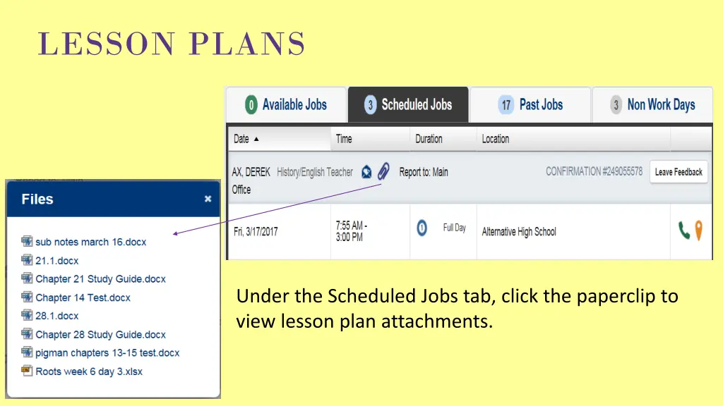 lesson plans
