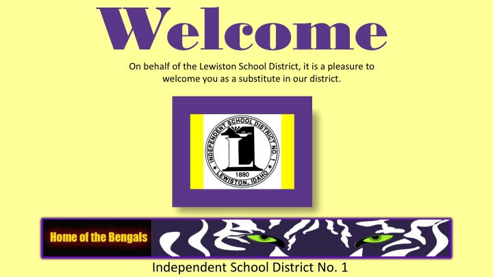 welcome on behalf of the lewiston school district