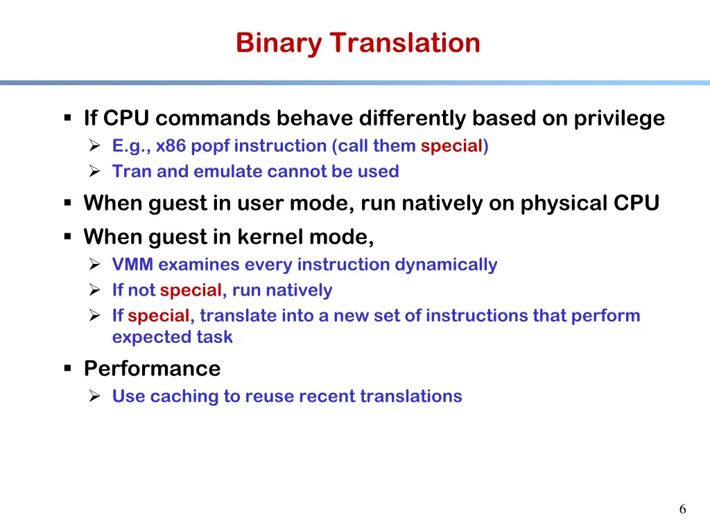 binary translation