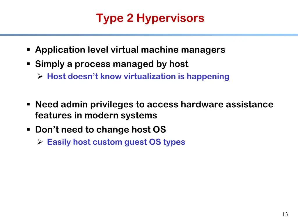 type 2 hypervisors