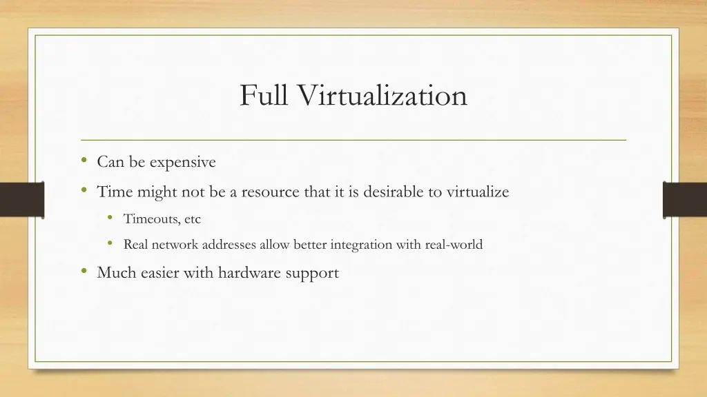 full virtualization