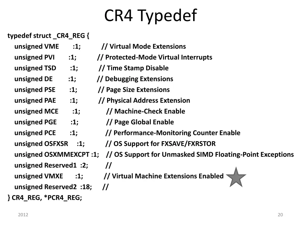 cr4 typedef