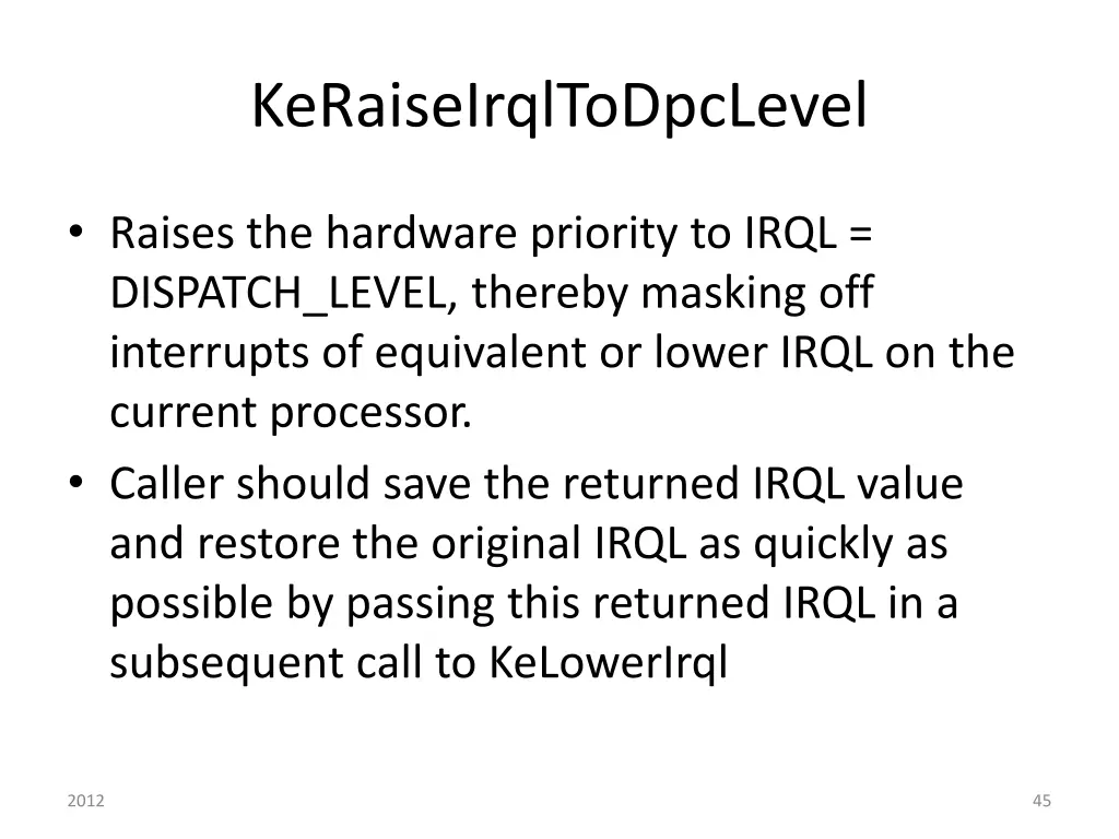 keraiseirqltodpclevel