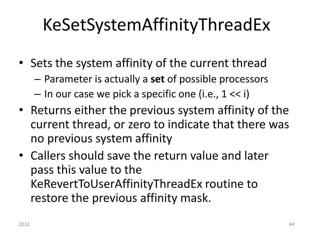 kesetsystemaffinitythreadex