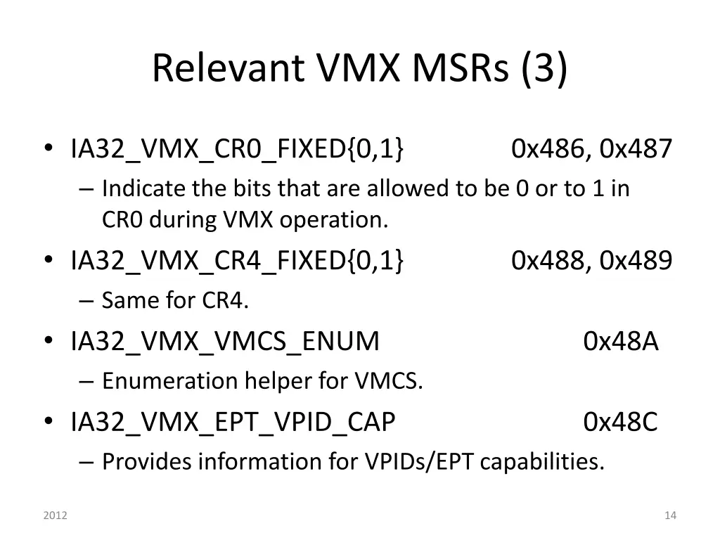relevant vmx msrs 3