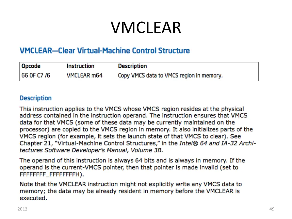 vmclear