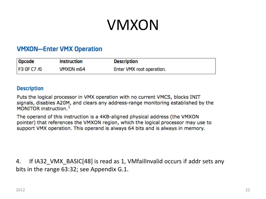 vmxon