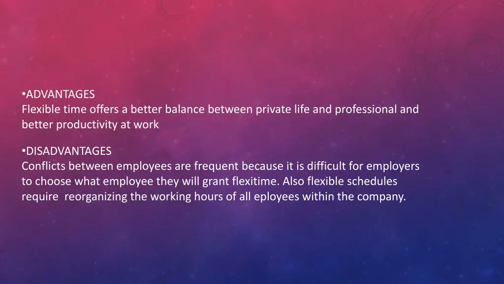 advantages flexible time offers a better balance