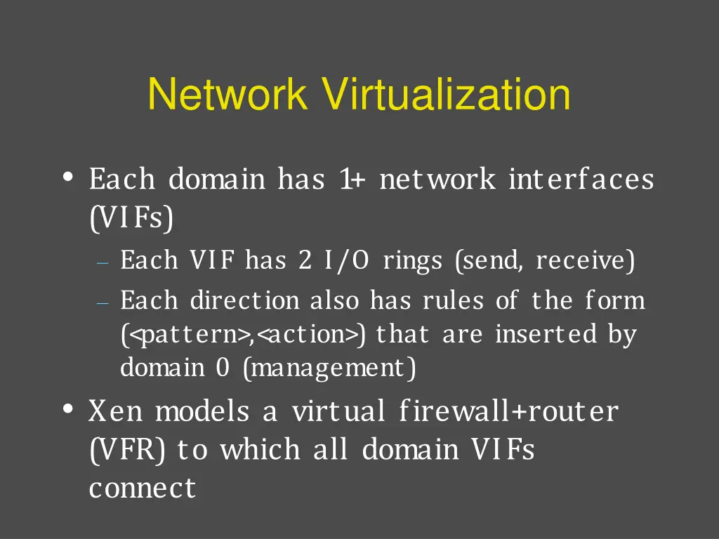 network virtualization