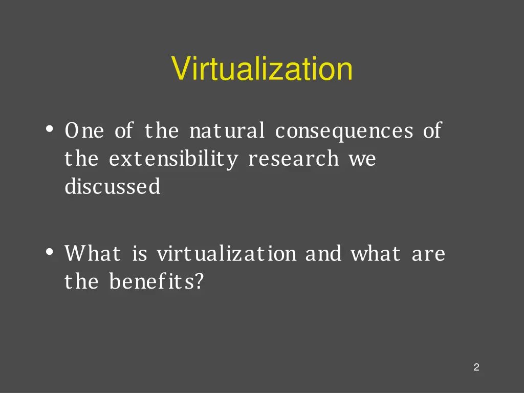 virtualization