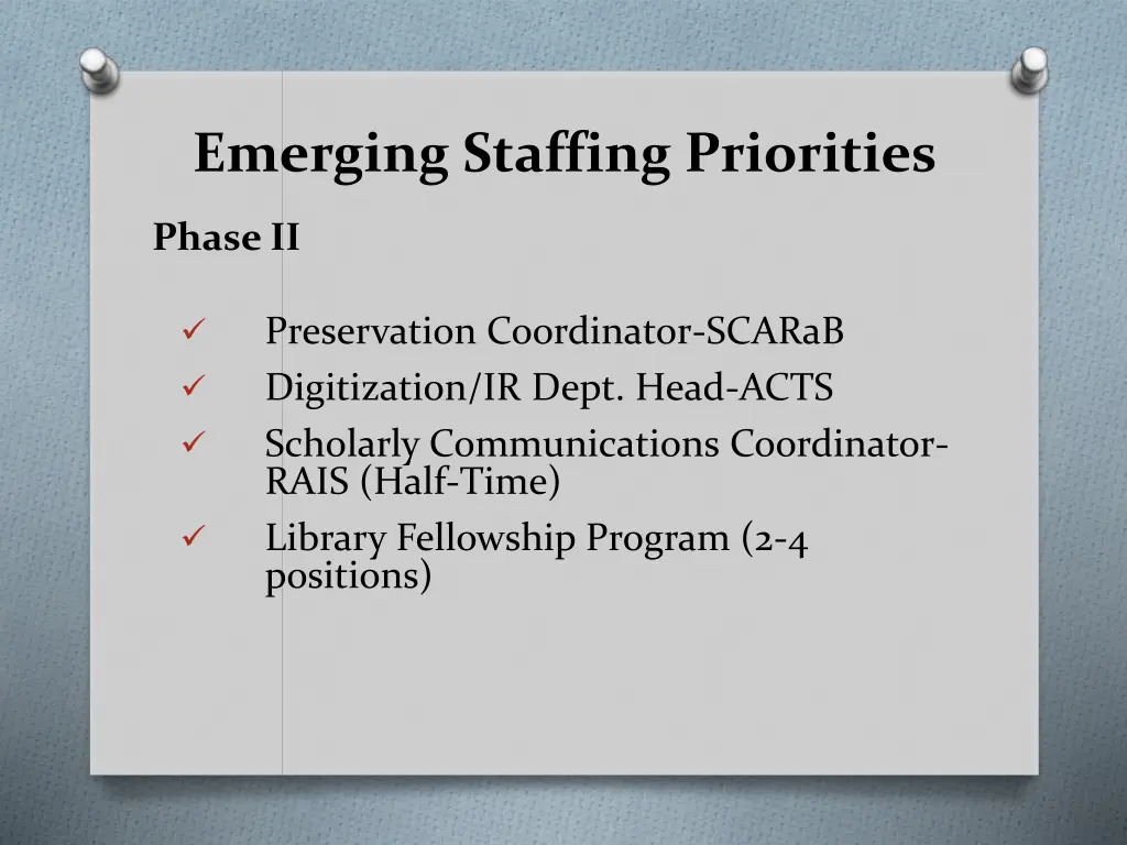 emerging staffing priorities 1