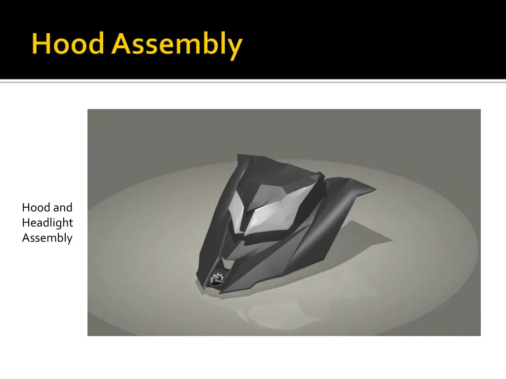 hood and headlight assembly
