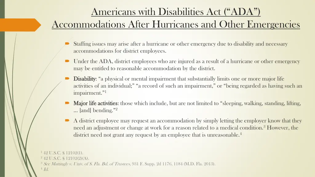 americans with disabilities