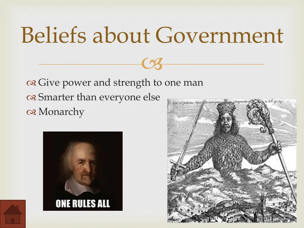 beliefs about government