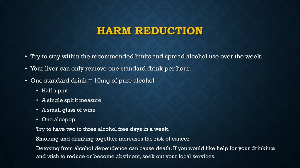 harm reduction 1