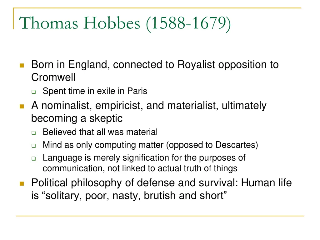 thomas hobbes 1588 1679