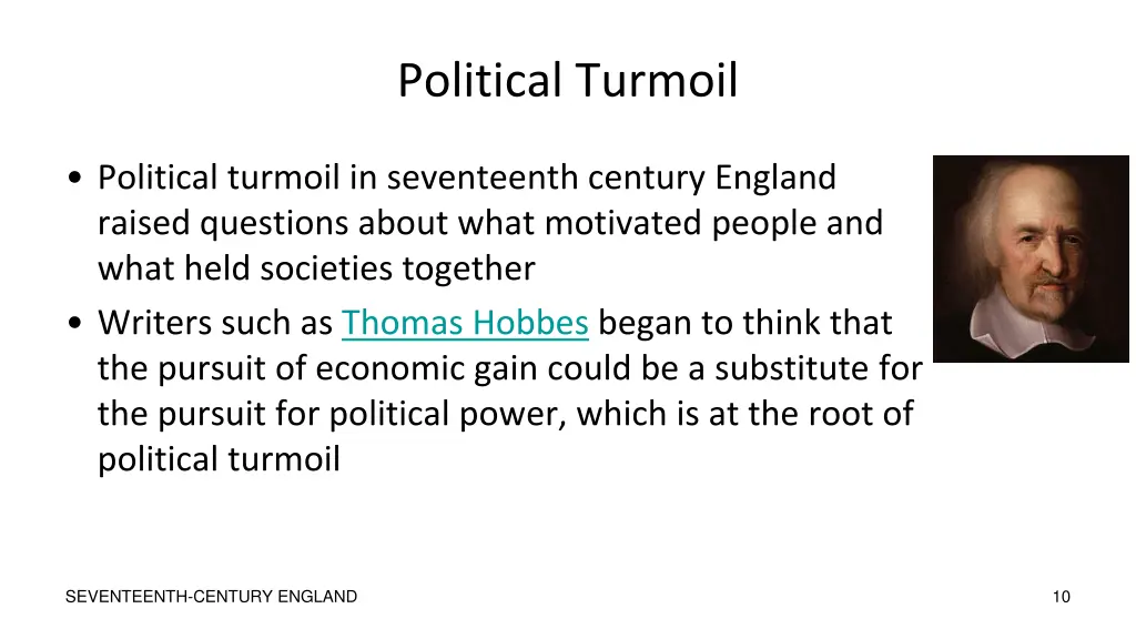 political turmoil