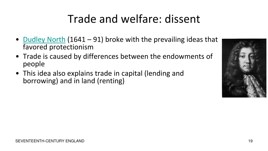 trade and welfare dissent