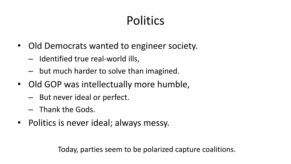 politics