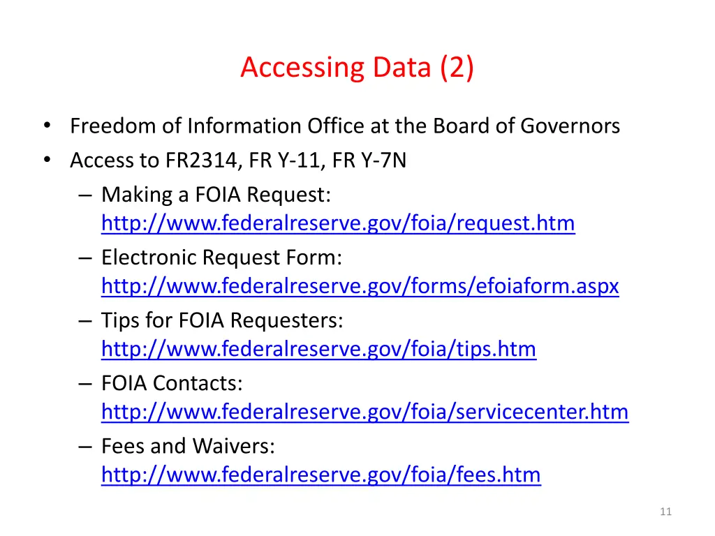 accessing data 2