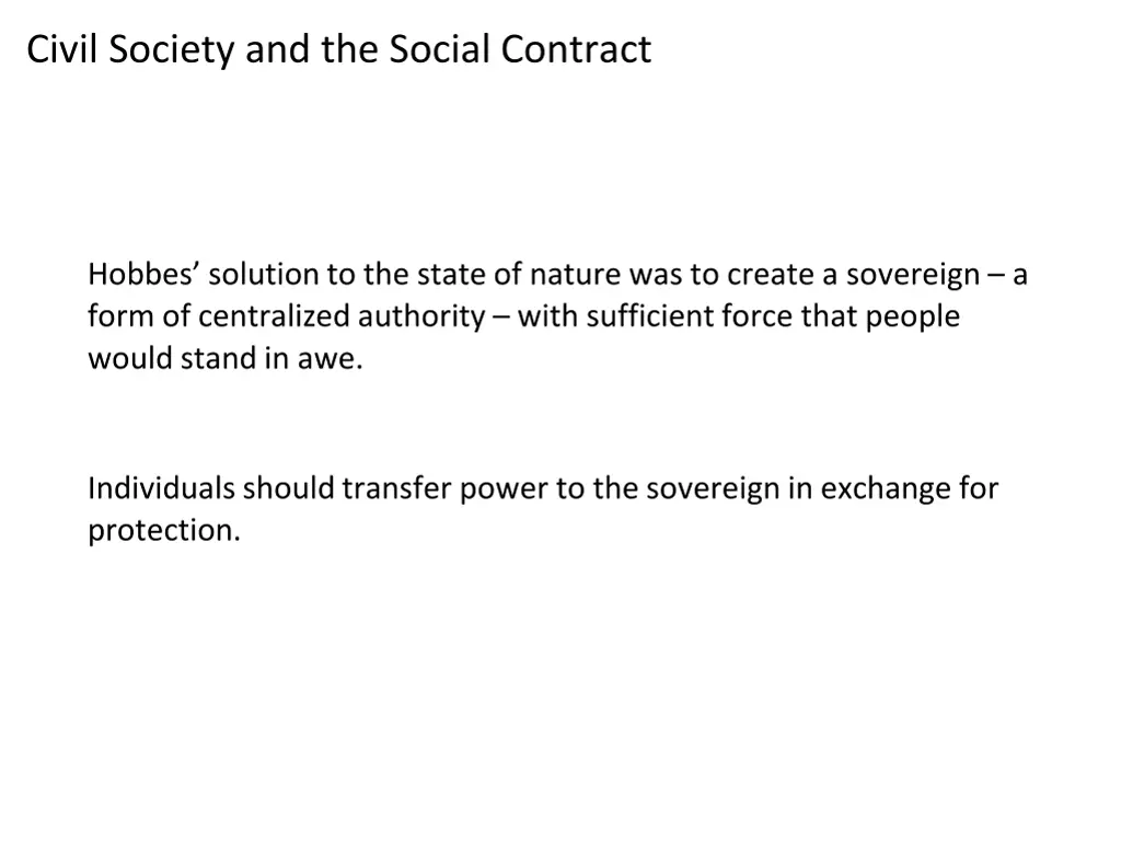 civil society and the social contract