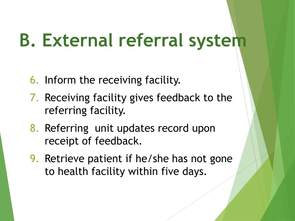 b external referral system 2