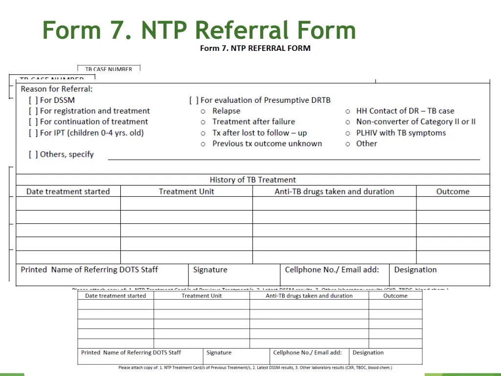 form 7 ntp referral form