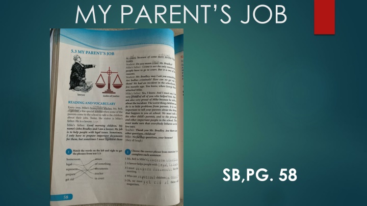 my parent s job