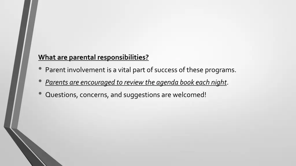 what are parental responsibilities parent