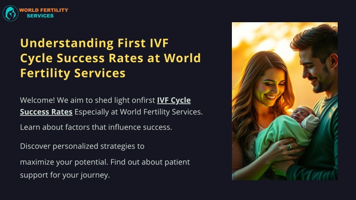 understanding first ivf cycle success rates