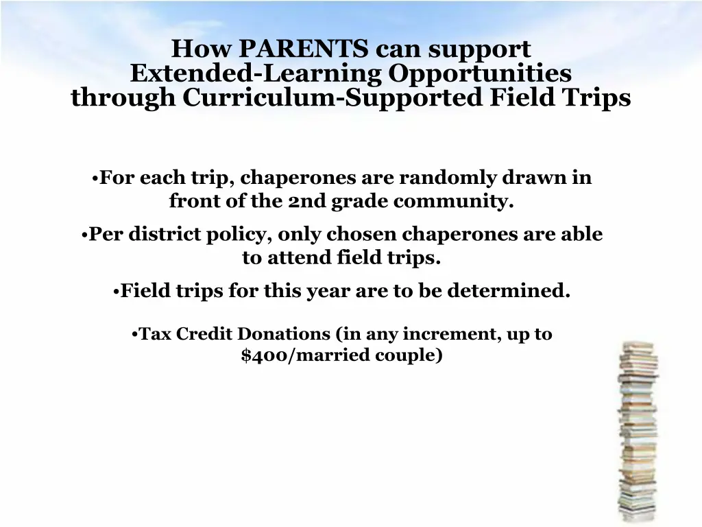 how parents can support extended learning