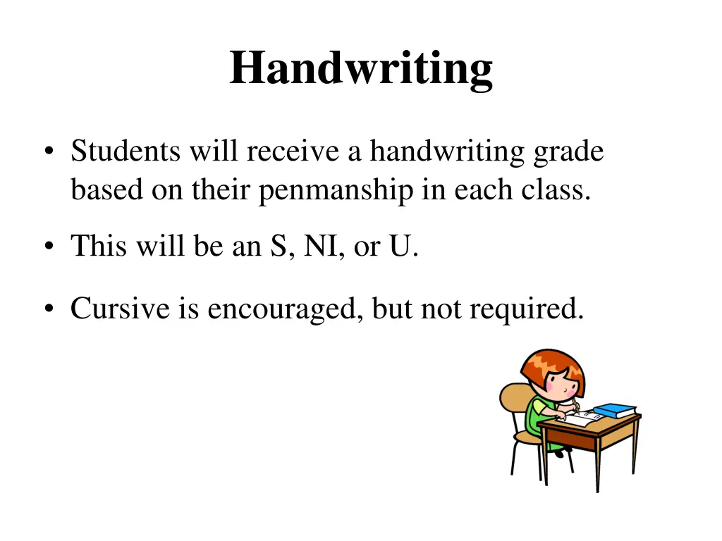 handwriting