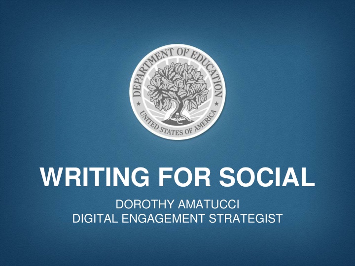 writing for social dorothy amatucci digital