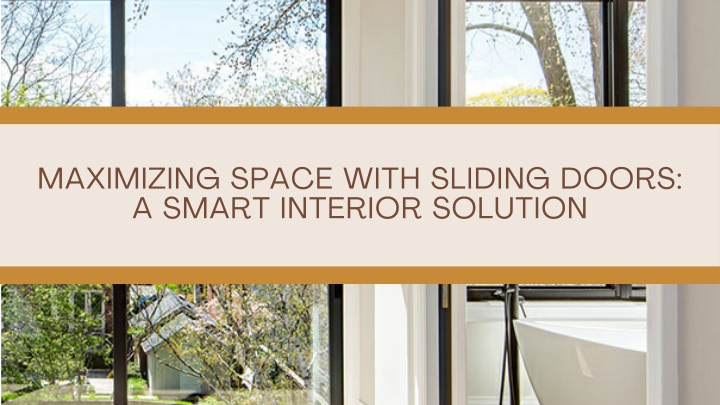 maximizing space with sliding doors a smart
