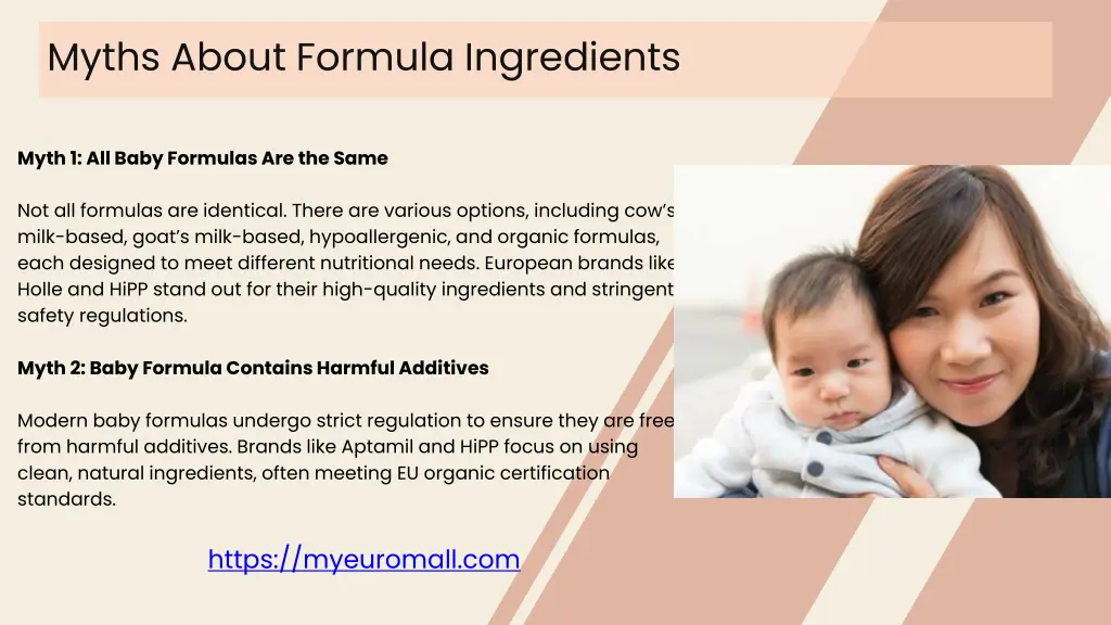 myths about formula ingredients