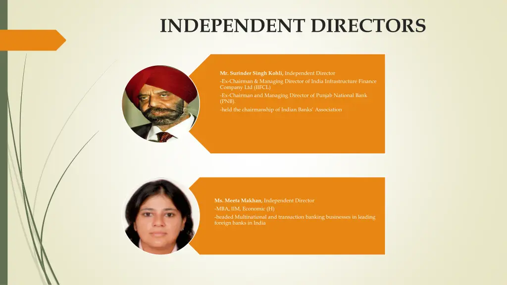 independent directors