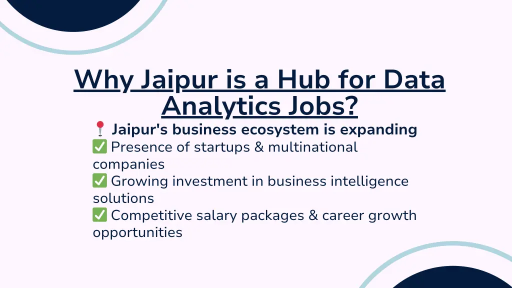 why jaipur is a hub for data analytics jobs