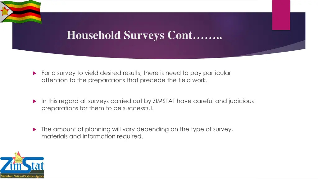 household surveys cont
