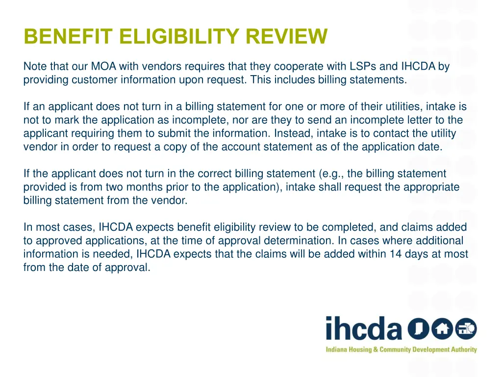 benefit eligibility review 1