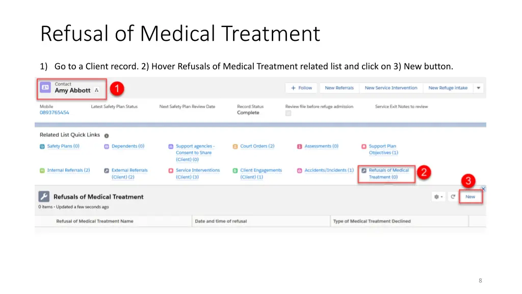 refusal of medical treatment