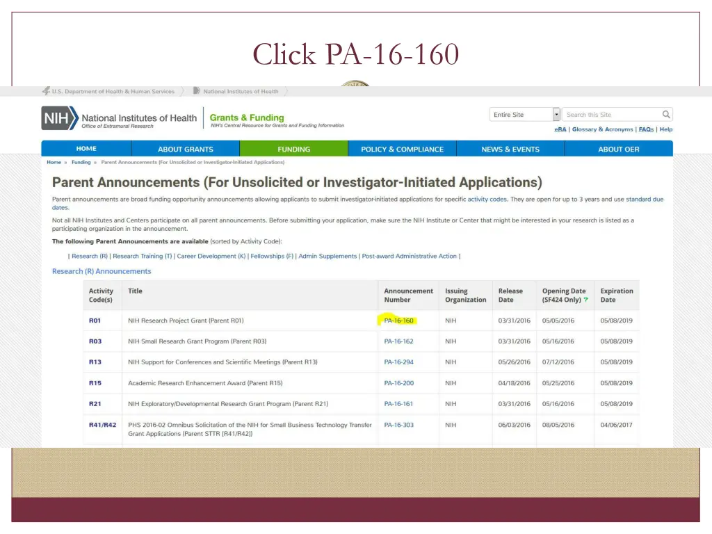 click pa 16 160